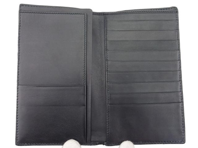【GWタイムセール】グッチ GUCCI 札入れロゴ ブラック レディース 中古_4