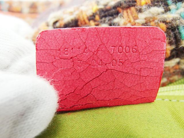 エトロ ETRO ショルダーバッグツィード 花 フラワーモチーフ ブラウン