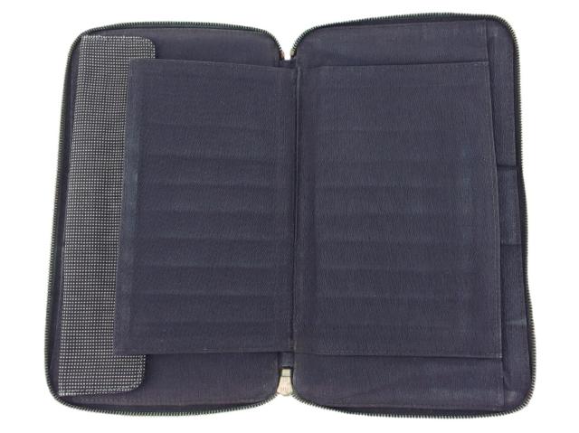 エルメス HERMES 長財布エールライン パースGM グレー 灰色 ブラック