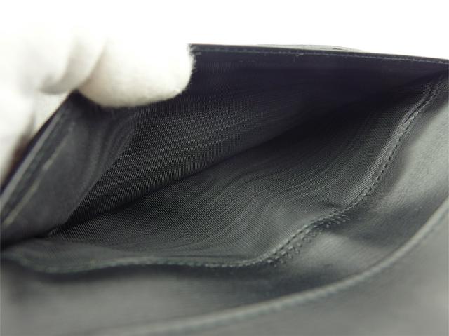 グッチ GUCCI 長財布GGキャンバス ロゴプレート ブラック レディース 中古