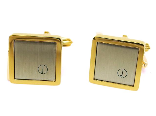 ダンヒル Dunhill カフスdマーク スウィヴル式 ゴールド シルバー