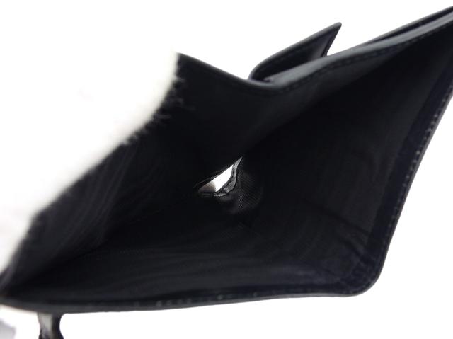 サルヴァトーレフェラガモ Salvatore Ferragamo 二つ折り財布ヴァラ ブラック レディース 中古_6