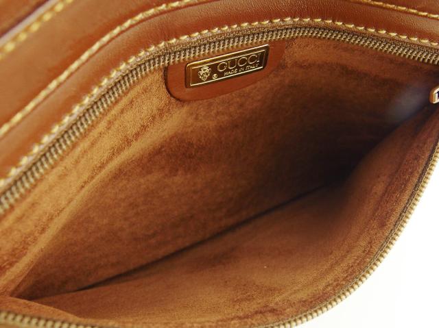 【30％OFF★週末タイムSALE】グッチ GUCCI クラッチバッグ オールドグッチ ブラウン レディース 中古_6