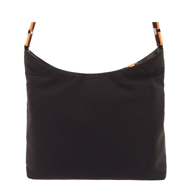 【BIGお買い物ラリー★30%OFFセール中】サルヴァトーレフェラガモ Salvatore Ferragamo ショルダーバッグ ヴァラ ブラウン　オレンジ レディース 中古