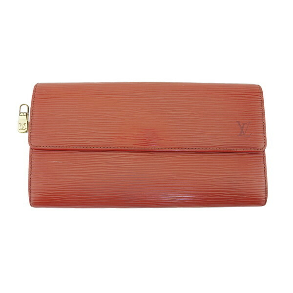 【BIGお買い物ラリー★30%OFFセール中】ルイ・ヴィトン LOUIS VUITTON 長財布エピ ポルトモネ・クレディ ケニアブラウン レディース 中古