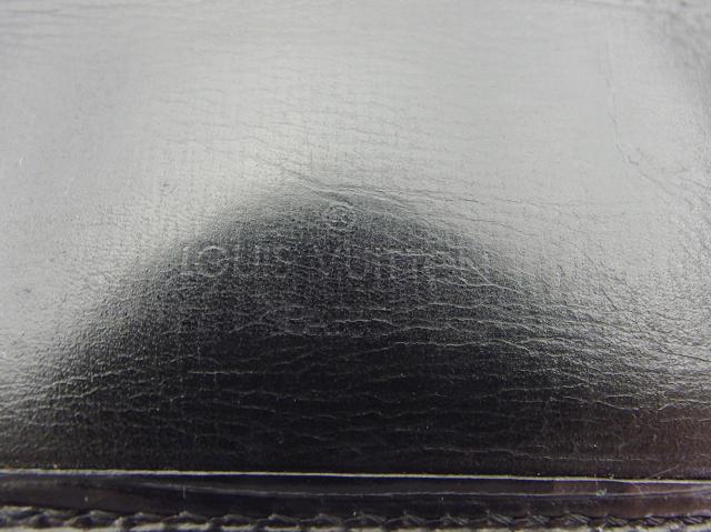 ルイ・ヴィトン LOUIS VUITTON 二つ折り財布エピ ポルトビエカルトクレディモネ ブラック レディース 中古_8