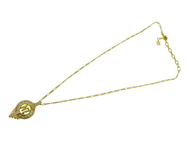 ニナリッチ NINA RICCI ネックレス ラインストーン レディース 中古_1