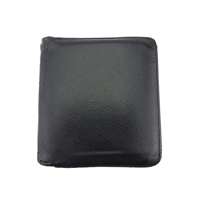 【BIGお買い物ラリー★30%OFFセール中】ルイ・ヴィトン LOUIS VUITTON 二つ折り財布 タイガライン ノワール レディース 中古