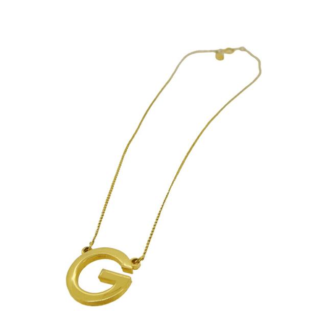 【GWタイムセール】ジバンシィ GIVENCHY ネックレスGマーク ゴールド レディース 中古