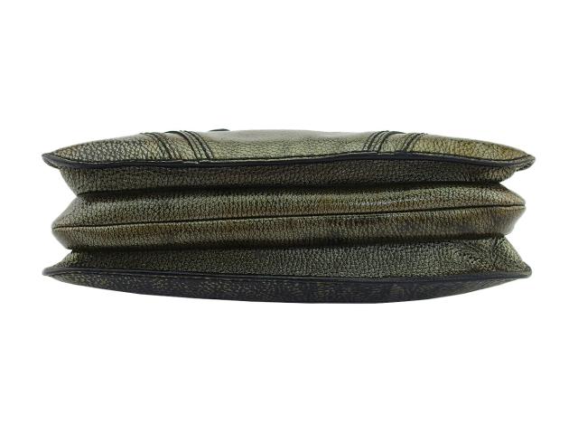 【X'masセール★30%OFF】トッズ TOD’S ハンドバッグベルトデザイン ロゴプレートタグ付き ゴールド ブラウン レディース 中古 トッズ TOD'S ハンドバッグ ベルトデザイン ロゴプレートタグ付き