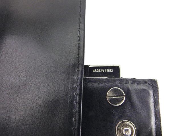 フェンディ FENDI 長財布ズッキーノ FFプレート ブラック レディース 中古_8