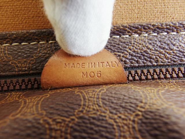 【30％OFF★週末タイムSALE】セリーヌ CELINE トートバッグマカダム オールドセリーヌ ブラウン ベージュ レディース 中古_8