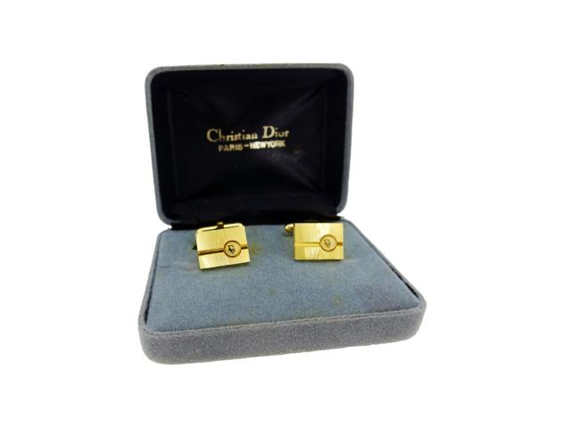 【月末タイムセール】クリスチャンディオール Christian Dior カフス ゴールド レディース 中古_7
