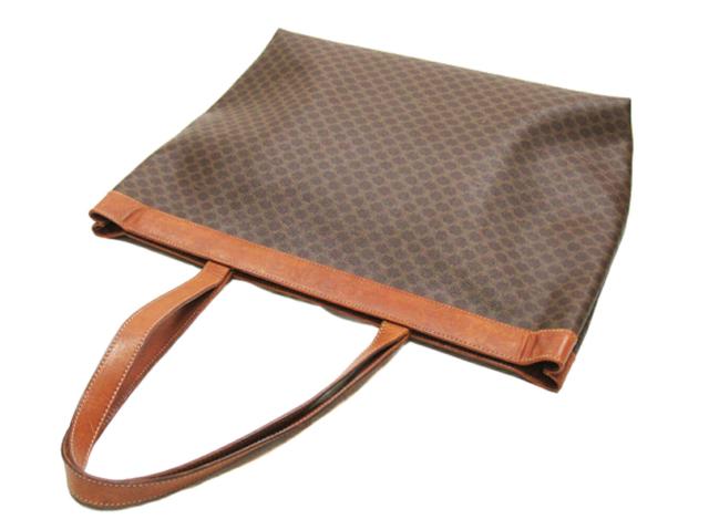 セリーヌ CELINE トートバッグマカダム ブラウン ベージュ レディース 中古_2