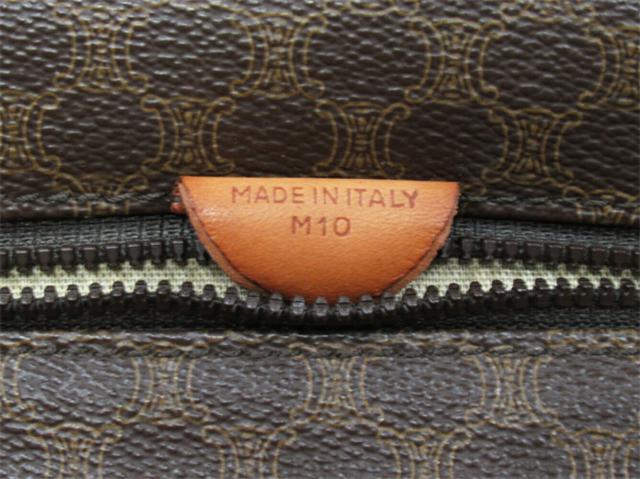 セリーヌ CELINE トートバッグマカダム ブラウン ベージュ レディース 中古_8