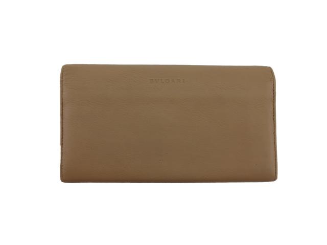 ブルガリ BVLGARI 長財布モネーテ ベージュ レディース 中古_2