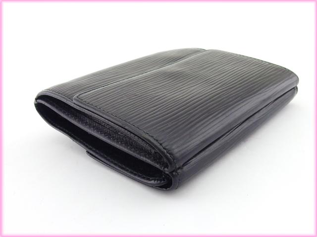 55 LOUIS VUITTON ルイヴィトン　エピ　二つ折り財布　Wホック LOUIS VUITTON 中古 ルイヴィトン エピ Wホック財布 二つ折り財布