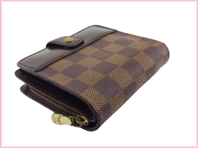 Louis Vuitton ダミエ 二つ折り財布 LOUIS VUITTON ルイヴィトン 折り財布 ダミエ 二つ折り