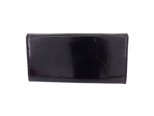【週末セール★30％OFF】カルティエ CARTIER 長財布ハッピーバースデー ブラック シルバー レディース 中古_1
