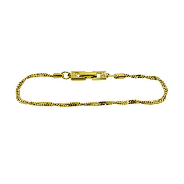 ジバンシィ GIVENCHY ブレスレット ゴールド レディース 中古