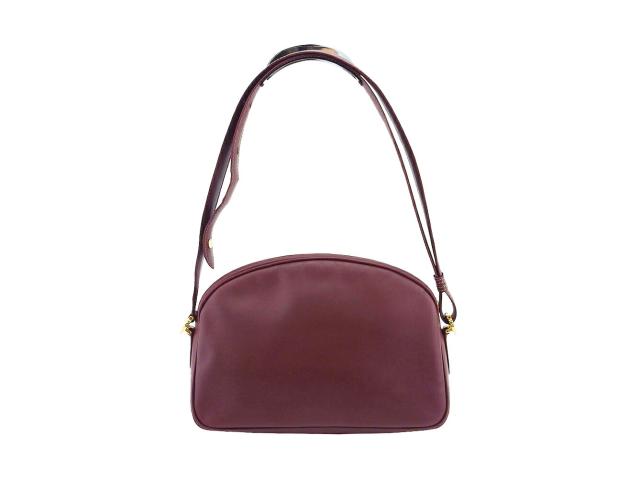 カルティエ CARTIER ショルダーバッグ マストライン ボルドー