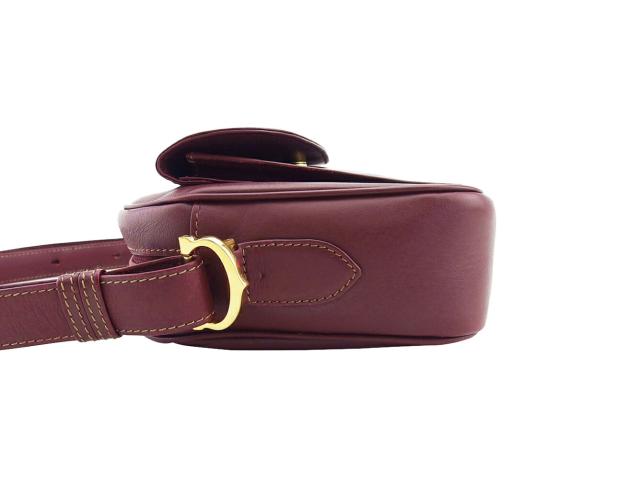 カルティエ CARTIER ショルダーバッグ マストライン ボルドー
