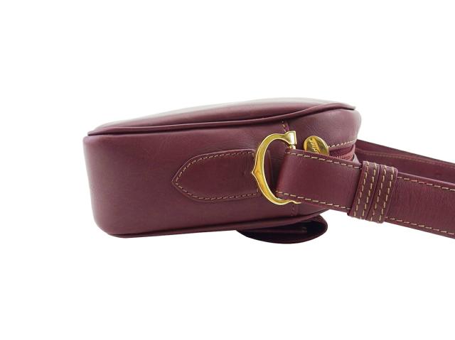 カルティエ CARTIER ショルダーバッグ マストライン ボルドー