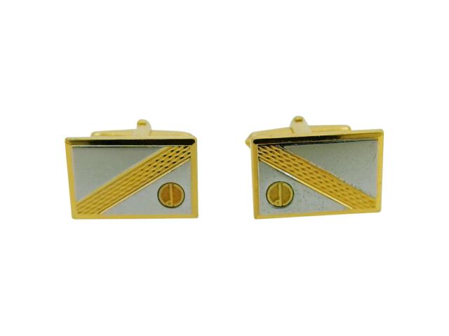 【30％OFF★週末タイムSALE】ダンヒル Dunhill カフス ゴールド レディース 中古_1