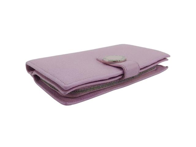 【GWタイムセール】ブルガリ BVLGARI 長財布コローレ ピンク シルバー レディース 中古_2