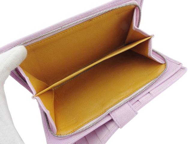 【GWタイムセール】ブルガリ BVLGARI 長財布コローレ ピンク シルバー レディース 中古_6