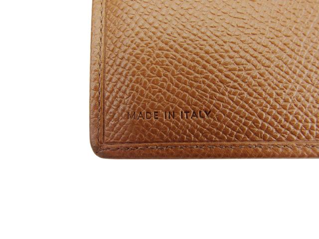 ブルガリ BVLGARI 二つ折り財布 キャメル メンズ 中古_8