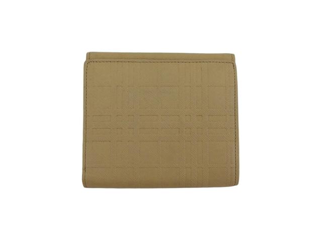 バーバリー BURBERRY 二つ折り財布エンボス 54780 レディース 中古_1
