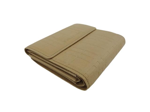 バーバリー BURBERRY 二つ折り財布エンボス 54780 レディース 中古_2