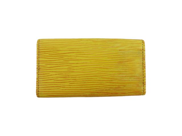 ルイ・ヴィトン LOUIS VUITTON キーケース イエロー　パープル　ゴールド レディース 中古_1