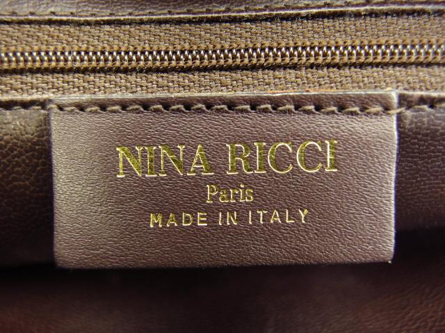 ニナリッチ NINA RICCI ショルダーバッグモノグラム（ベージュ×ブラウン） ベージュ レディース 中古_9