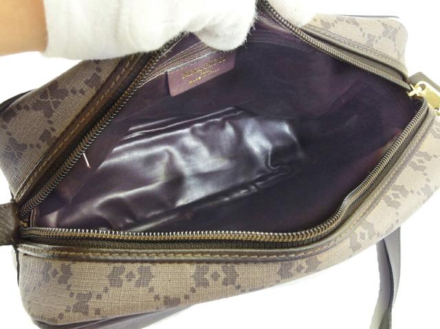 ニナリッチ NINA RICCI ショルダーバッグモノグラム（ベージュ×ブラウン） ベージュ レディース 中古_5