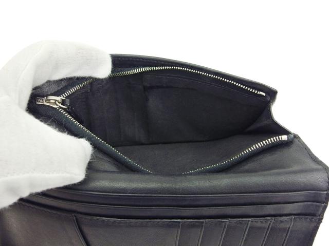 フェンディ FENDI 長財布 ブラック レディース 中古_5