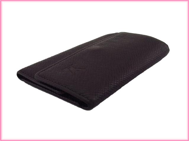 【GWタイムセール】ルイ・ヴィトン LOUIS VUITTON キーケースタイガ ミュルティクレ6 ブラウン パープル レディース 中古_3