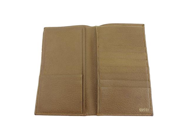 【GWタイムセール】グッチ GUCCI 札入れ ベージュ レディース 中古_4