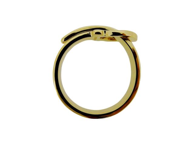 サルヴァトーレフェラガモ Salvatore Ferragamo スカーフリングガンチーニ ゴールド レディース 中古_4