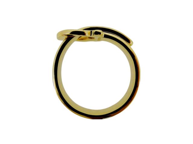 サルヴァトーレフェラガモ Salvatore Ferragamo スカーフリングガンチーニ ゴールド レディース 中古_5