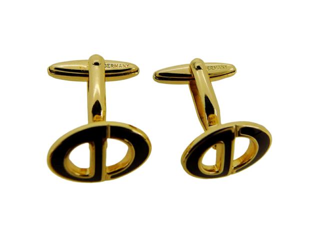 【30％OFF★週末タイムセール】クリスチャンディオール Christian Dior カフス ゴールド　ブラック レディース 中古_7