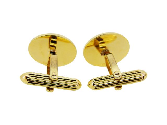 バーバリー BURBERRY カフス ゴールド ネイビー グリーン レディース 中古