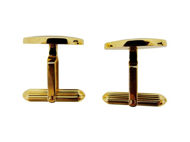 バーバリー BURBERRY カフス ゴールド ネイビー グリーン レディース 中古