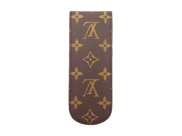 【GWタイムセール】ルイ・ヴィトン LOUIS VUITTON ペンケースモノグラム ブラウン レディース 中古_1