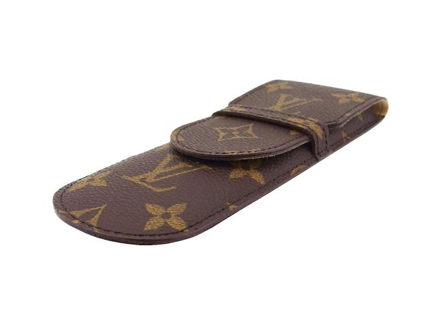 【GWタイムセール】ルイ・ヴィトン LOUIS VUITTON ペンケースモノグラム ブラウン レディース 中古_3