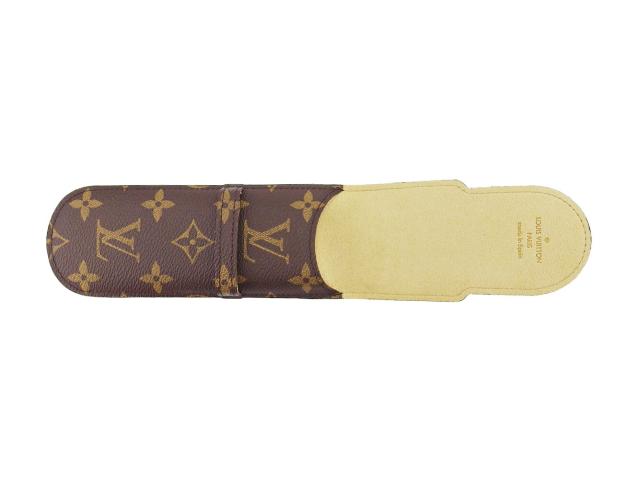 【GWタイムセール】ルイ・ヴィトン LOUIS VUITTON ペンケースモノグラム ブラウン レディース 中古_4