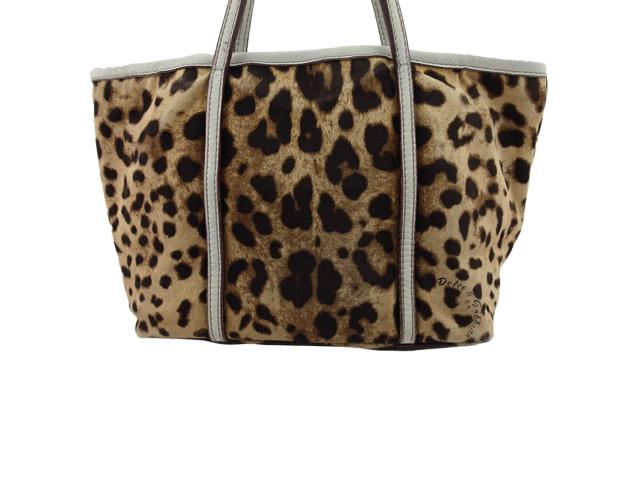 DOLCE&GABBANAヒョウ柄 ミニボストンバッグ D&G ドルチェ＆ガッバーナ