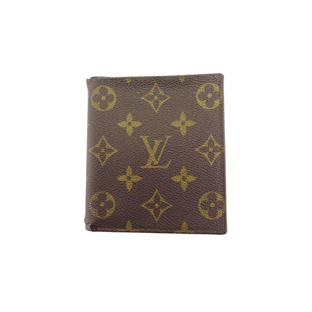 【BIGお買い物ラリー★30%OFFセール中】ルイ・ヴィトン LOUIS VUITTON 札入れモノグラム ポルトビエ10カルトクレディ（旧タイプ） ブラウン ベージュ レディース 中古