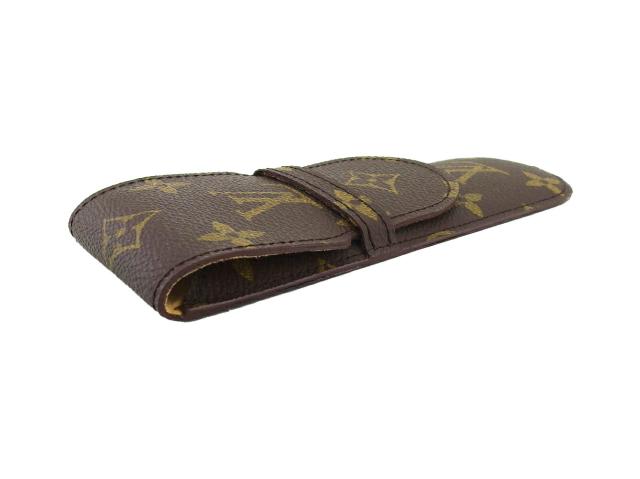 【GWタイムセール】ルイ・ヴィトン LOUIS VUITTON ペンケースモノグラム エテュイスティロ ブラウン ベージュ レディース 中古_2